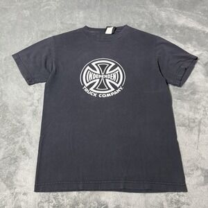 VTG Y2K Womens Independent Truck Company Logo Shirt Size S Grunge Skater Indie